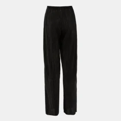 DEELUXE 74 Pantalon rivia black à rayures fines Femme NOIR