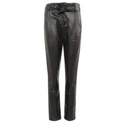 DEELUXE 74 Pantalon rosaline effet cuir Femme NOIR Online