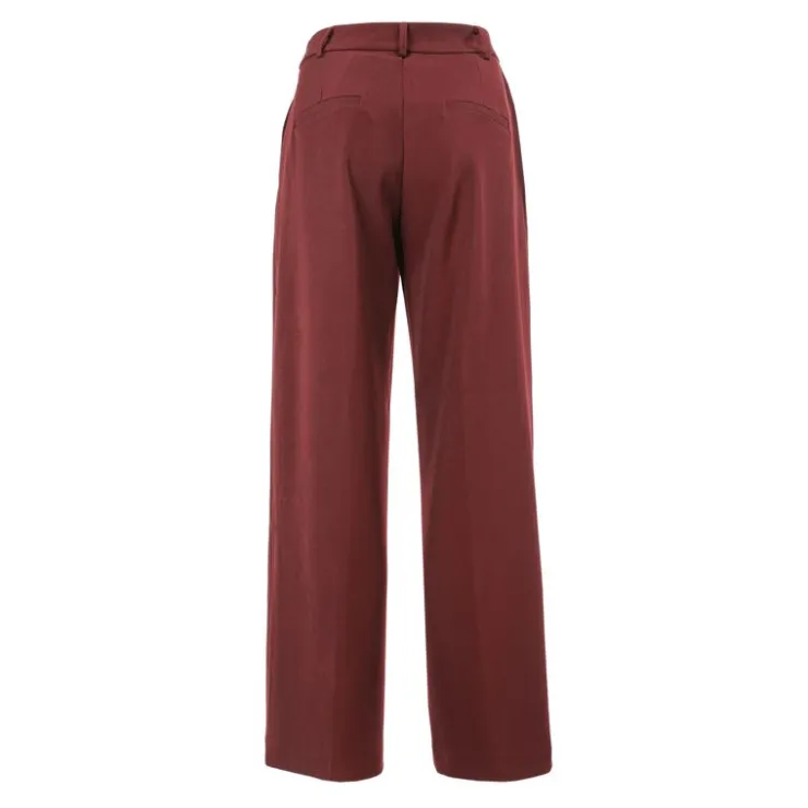 DEELUXE 74 Pantalon sistalarge Femme BORDEAUX Sale