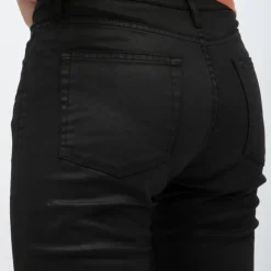 THE KOOPLES Pantalon slim coton mélangé Femme NOIR New
