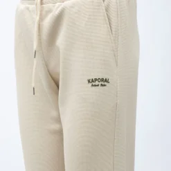 KAPORAL Pantalon texturé regular almonzo Homme BEIGE New