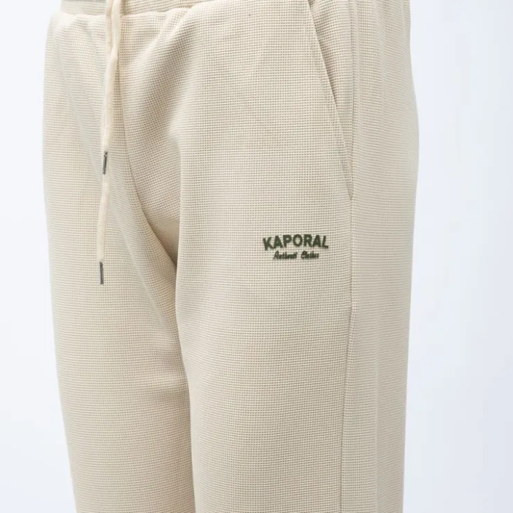 KAPORAL Pantalon texturé regular almonzo Homme BEIGE New