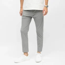 DOCKERS Pantalon toile coton 7/8 ème ajusté Homme GRIS Discount