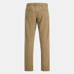 JACK & JONES Pantalon toile coton décontracté à nouer kane Homme BEIGE New
