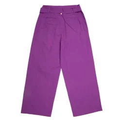 ANTIK BATIK Pantalon toile ketty avec ceinture Femme VIOLET CLAIR Discount