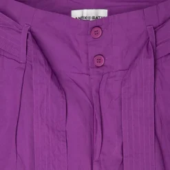 ANTIK BATIK Pantalon toile ketty avec ceinture Femme VIOLET CLAIR Discount
