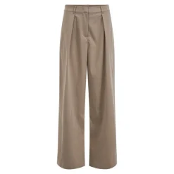 VILA Pantalon Vibriana Femme BEIGE New