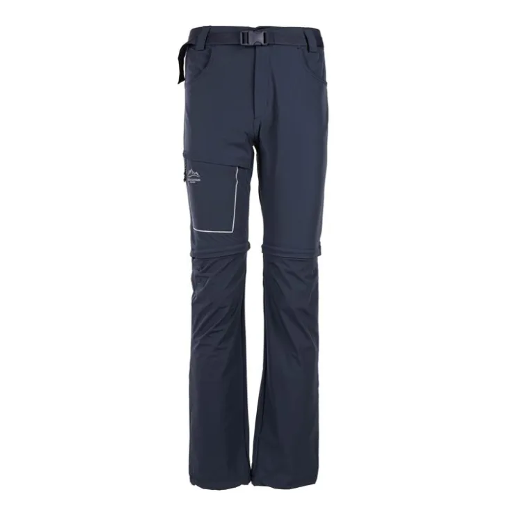BEST MOUNTAIN Pantalon zip genoux ceinture Homme BLEU FONCE Outlet