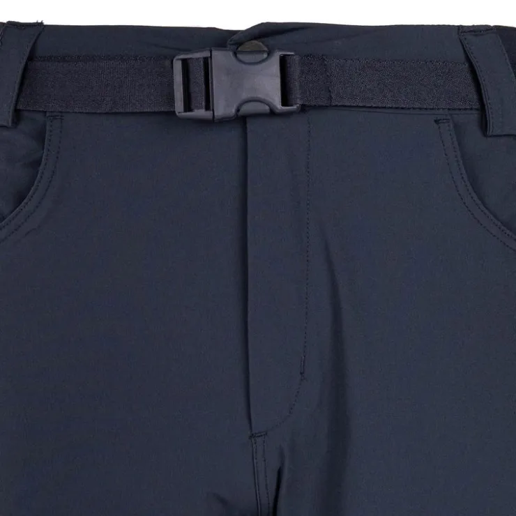 BEST MOUNTAIN Pantalon zip genoux ceinture Homme BLEU FONCE Outlet