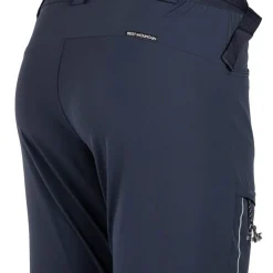 BEST MOUNTAIN Pantalon zip genoux ceinture Homme BLEU FONCE Outlet