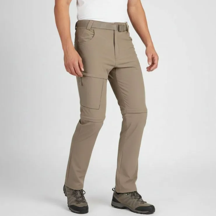 BEST MOUNTAIN Pantalon zip genoux ceinture Homme KAKI Online