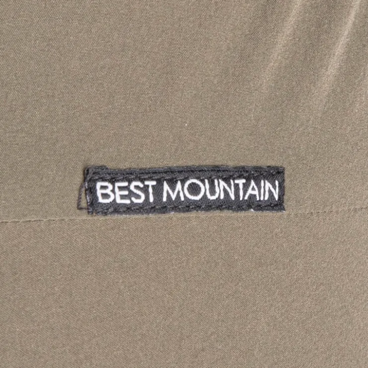 BEST MOUNTAIN Pantalon zip genoux ceinture Homme KAKI Online