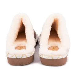 LES TROPEZIENNES PAR M.BELARBI Pantoufle cisco cuir liseré doré camel Femme MARRON Sale