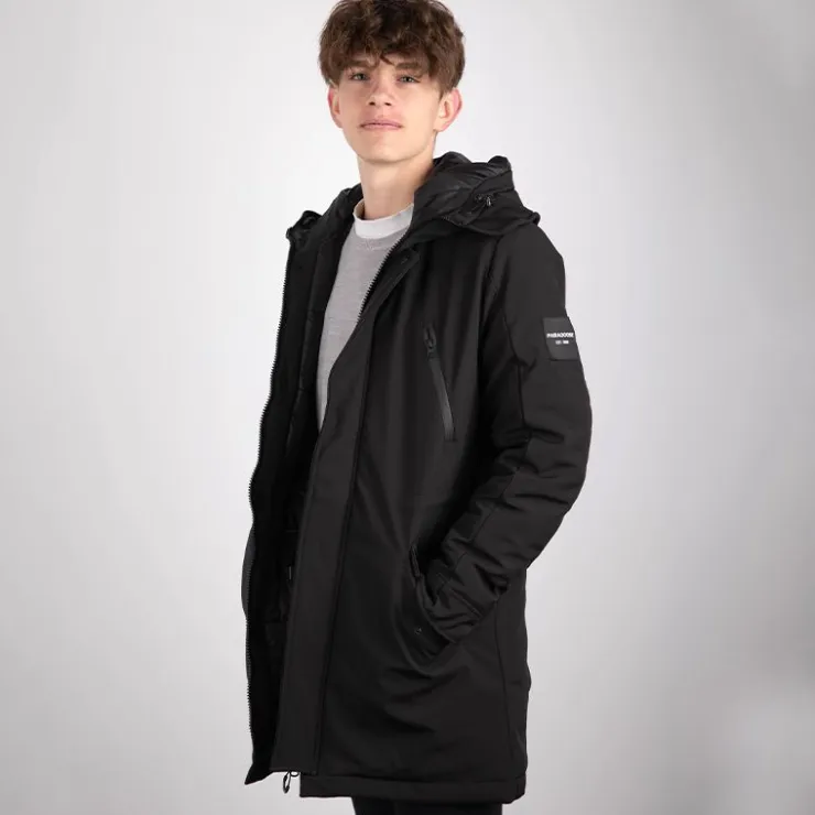 PARAGOOSE Parka à capuche Baryo Homme NOIR