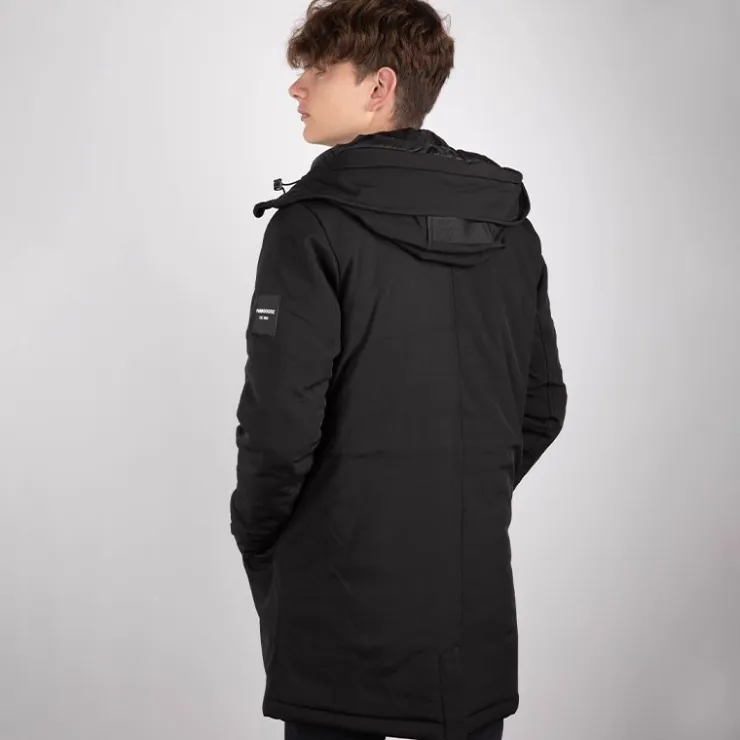 PARAGOOSE Parka à capuche Baryo Homme NOIR