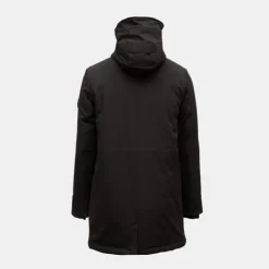 PARAGOOSE Parka à capuche baryo logo écusson holographique Homme NOIR Sale