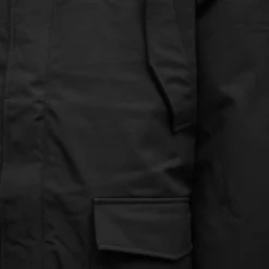 PARAGOOSE Parka à capuche col montant butcher Homme NOIR Clearance