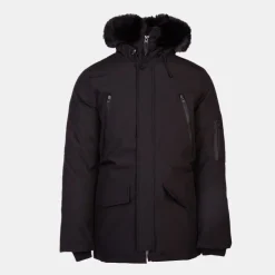 PARAGOOSE Parka avec capuche fourrée e curling zippée Homme NOIR Discount
