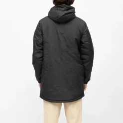 COMPAGNIE DE CALIFORNIE Parka lisse zippé capuche intérieur polaire Homme NOIR Outlet