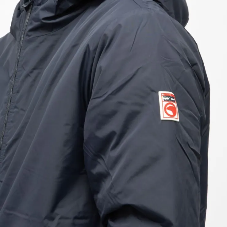 COMPAGNIE DE CALIFORNIE Parka lisse zippé capuche intérieur polaire Homme BLEU FONCE Online