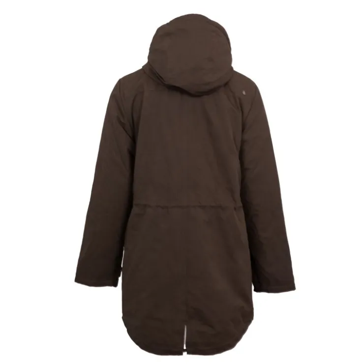 VOLCOM Parka marron foncé intérieur doublé mi longue Femme MARRON FONCE Best