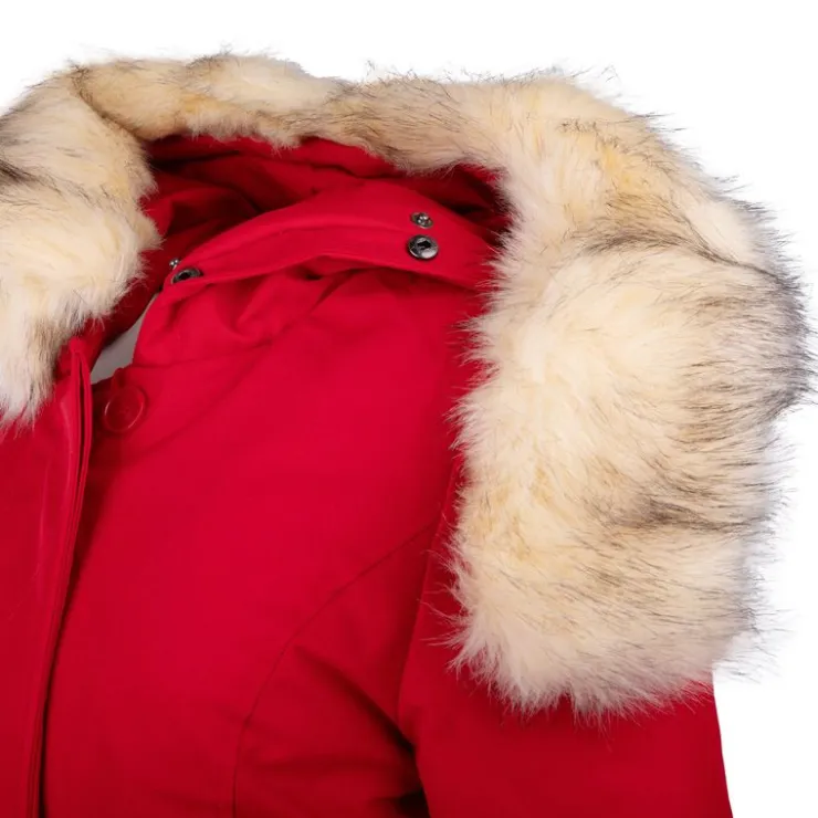 PARAGOOSE Parka nina fausse fourure Femme ROUGE Best