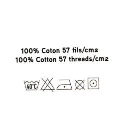 PASSION D ELLY Parure de lit lilou 240x260 Mixte BLANC Discount