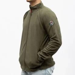 PANAME BROTHERS Polaire zippee black paul Homme KAKI