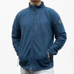 PANAME BROTHERS Polaire zippee black paul Homme BLEU INDIGO Clearance