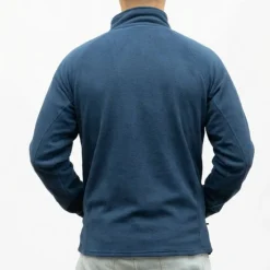 PANAME BROTHERS Polaire zippee black paul Homme BLEU INDIGO Clearance