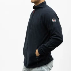 PANAME BROTHERS Polaire zippee black paul Homme BLEU FONCE