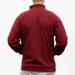 PANAME BROTHERS Polaire zippee black paul Homme BORDEAUX Hot