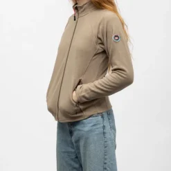 PANAME BROTHERS Polaire zippee taupe paula Femme BEIGE New