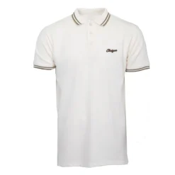 CHEVIGNON Polo Albus coton avec liserés colorés Homme BLANC ECRU Hot