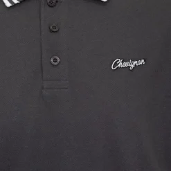 CHEVIGNON Polo Albus coton avec liserés colorés Homme GRIS FONCE Clearance