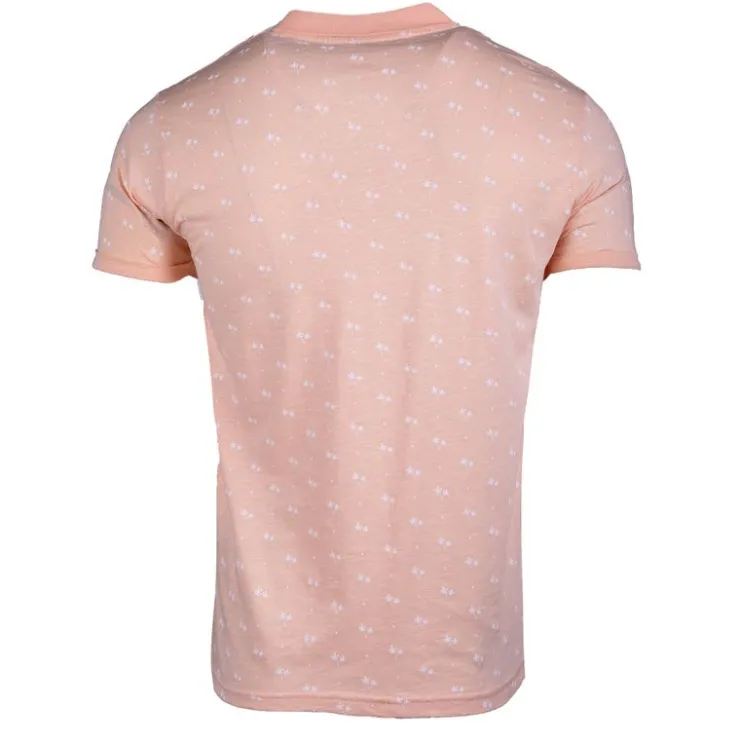 BLAGGIO Polo avec poche à motif palesto Homme ORANGE CLAIR