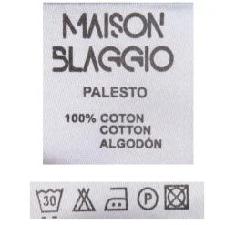 BLAGGIO Polo avec poche à motif palesto Homme BLEU CLAIR Discount