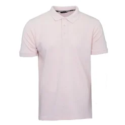 TORRENTE Polo basique uni coton Homme ROSE CLAIR Discount