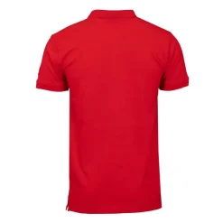 TORRENTE Polo basique uni coton Homme ROUGE