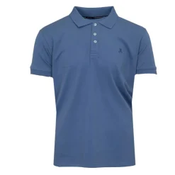 TORRENTE Polo classique uni en coton homme Homme BLEU Clearance