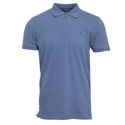 TORRENTE Polo classique zippé manches courtes Homme BLEU Online