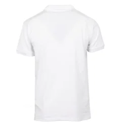 GEORGES RECH Polo coton col zippé imprimé Sport manuscrit Homme BLANC Best