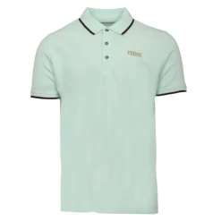 GIANFRANCO FERRE Polo coton Massimo ashrose avec liseré Homme VERT CLAIR Clearance