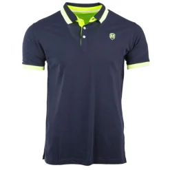 BLAGGIO Polo coton piqué Homme BLEU FONCE New