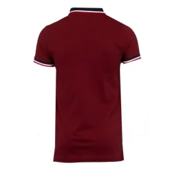 DEELUXE 74 Polo drexler liserés manches avec poche Homme BORDEAUX Sale