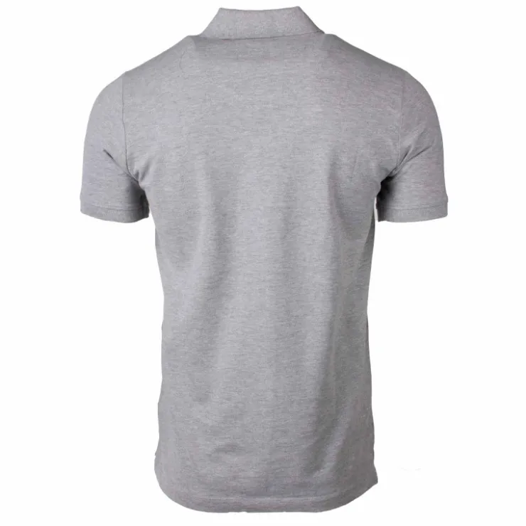 CERRUTI Polo Eduardo uni logo brodé Homme GRIS CLAIR Outlet