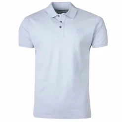 CERRUTI Polo Eduardo uni logo brodé Homme BLEU CLAIR Best