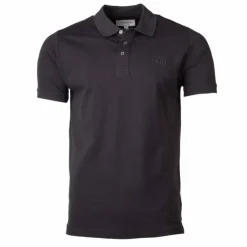 CERRUTI Polo Eduardo uni logo brodé Homme NOIR Outlet