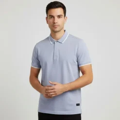 GIANFRANCO FERRE Polo elio black 25497 Homme BLEU CLAIR Outlet
