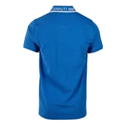 CERRUTI Polo en coton avec liseré isonzo Homme BLEU ROI Online